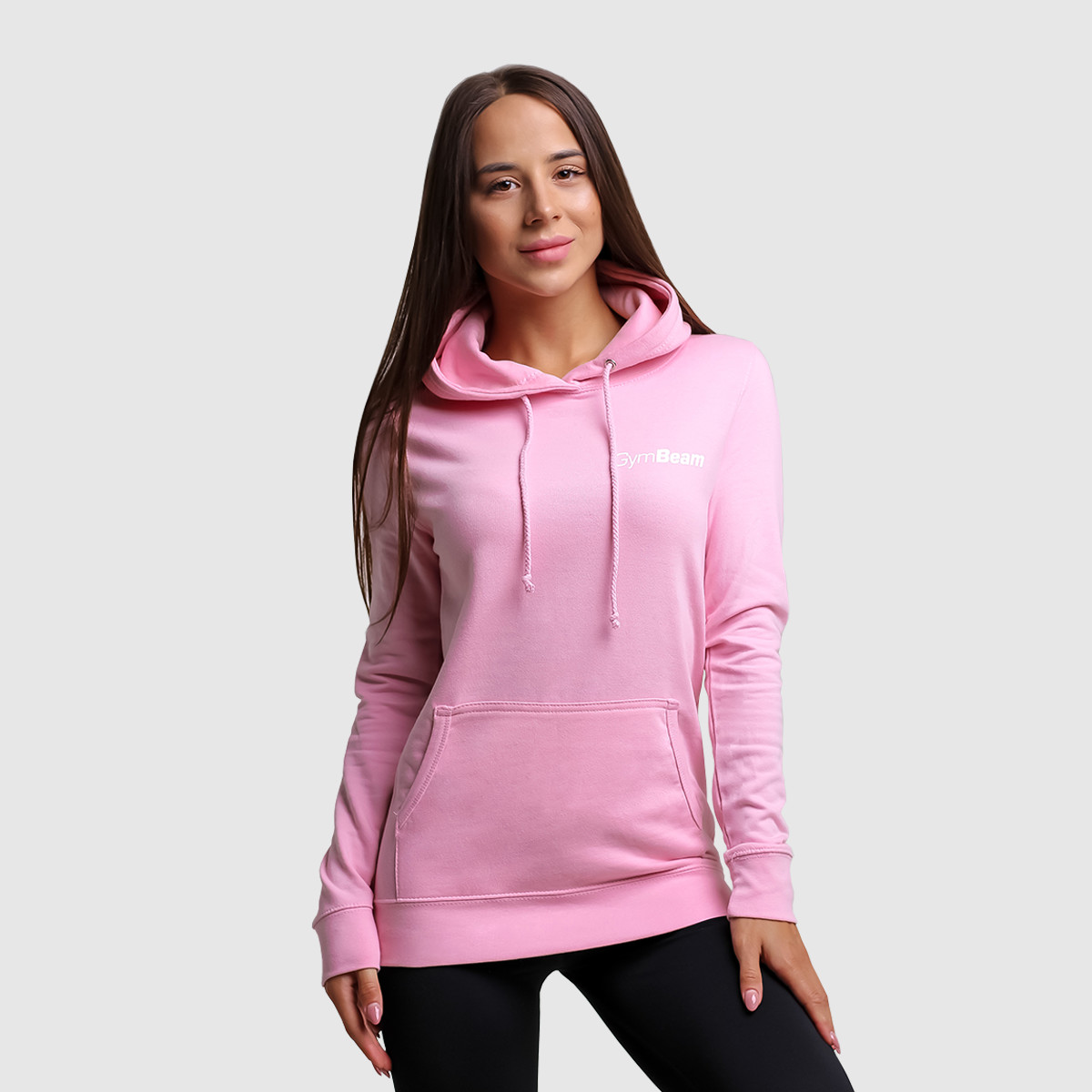 Dames PRO Hoodie Baby Roze - GymBeam