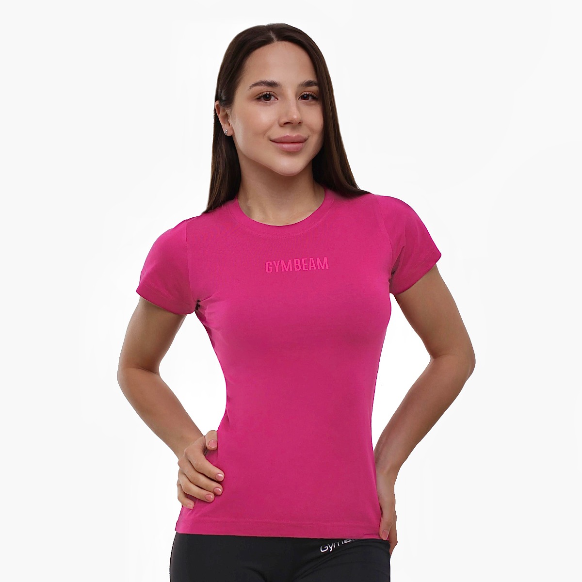 Dames FIT T-shirt Magenta - GymBeam