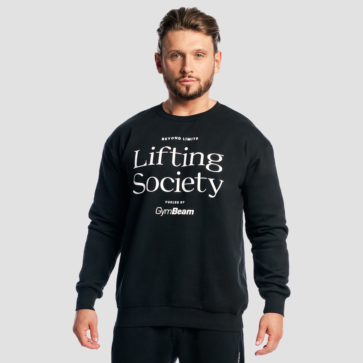 Lifting Society Sweatshirt Zwart - GymBeam