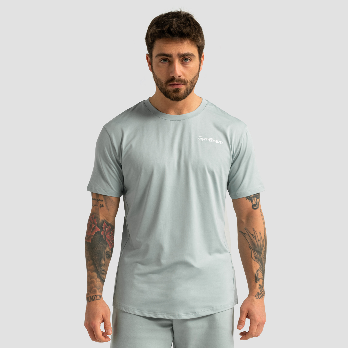 Heren Limitless Sport T-shirt Eucalypt - GymBeam