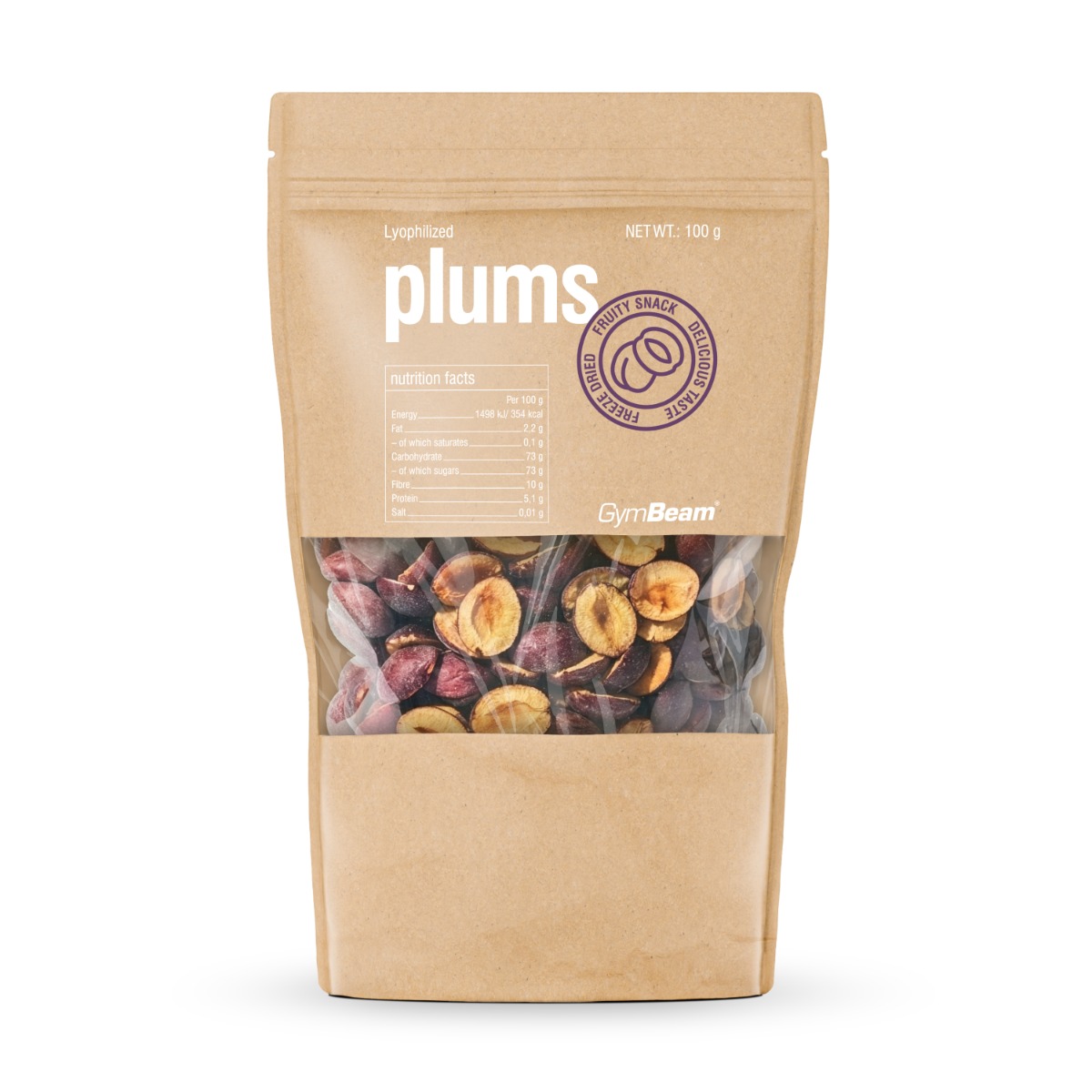 Gevriesdroogde pruimen - GymBeam