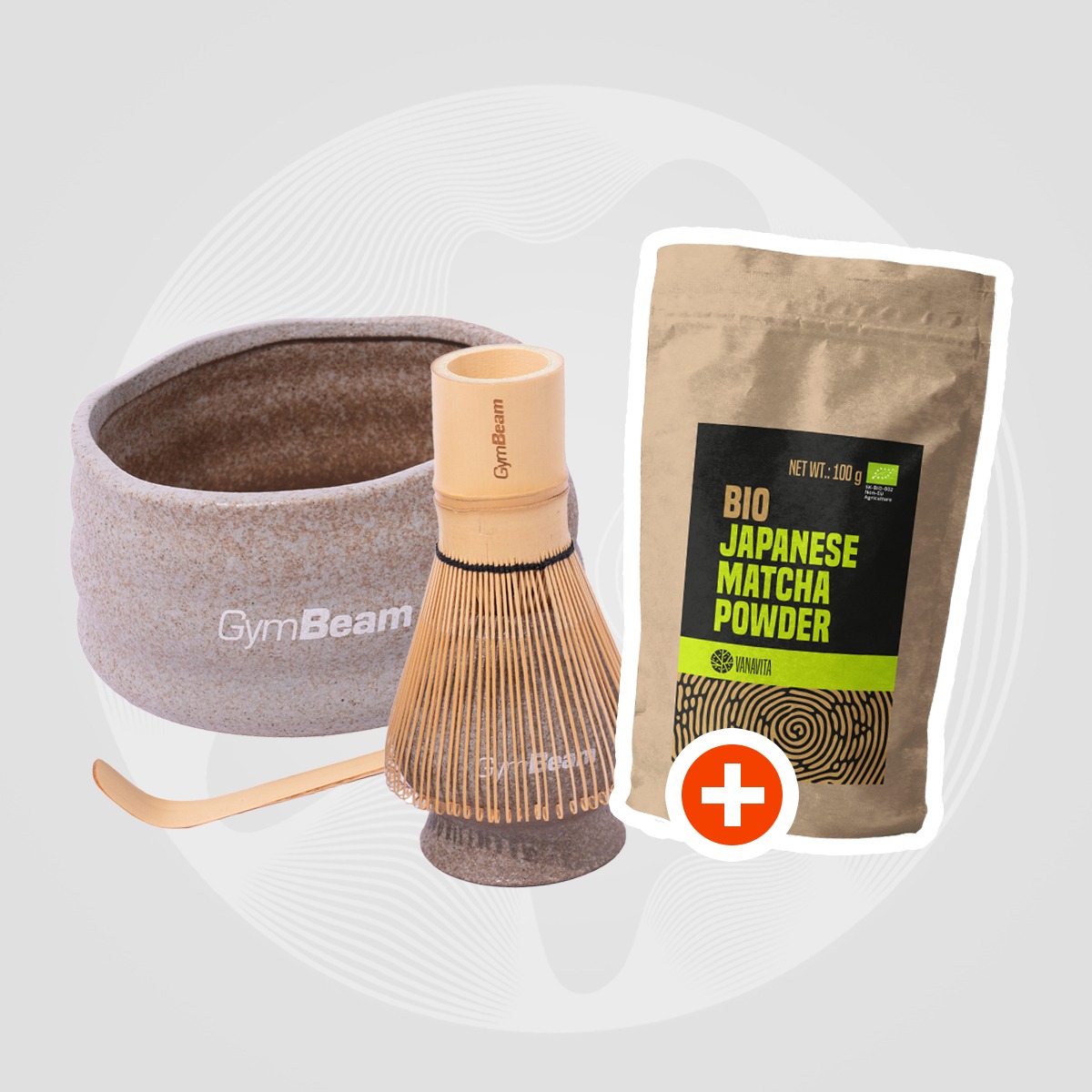 Matcha theeset - GymBeam + cadeau