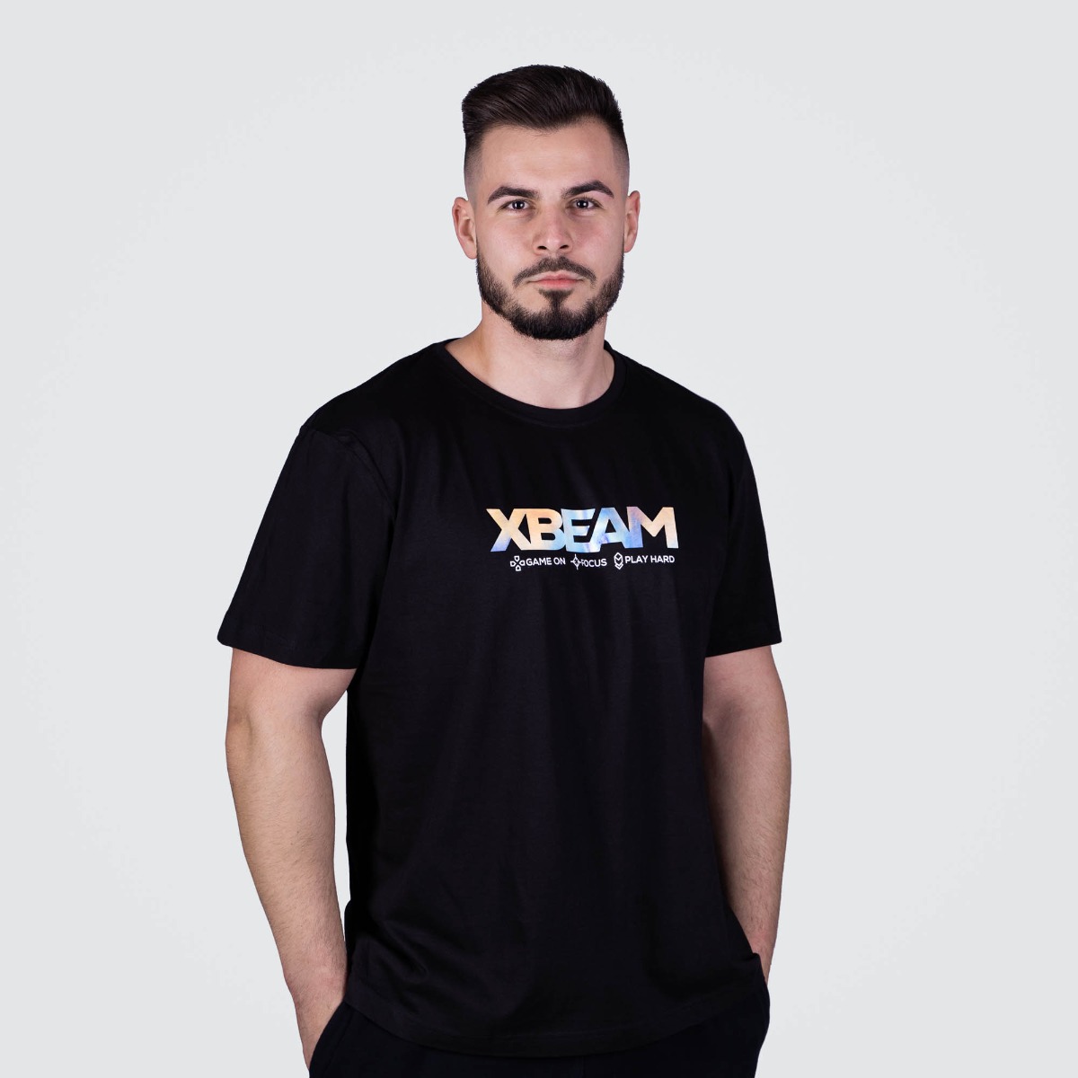 XBEAM T-Shirt Zwart - GymBeam