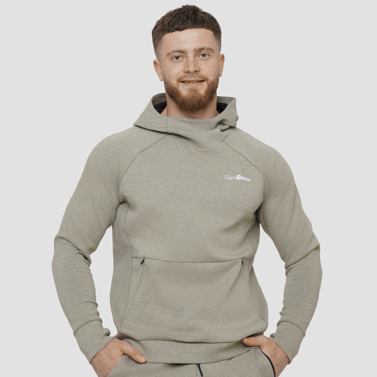 Agile Hoodie Sage - GymBeam
