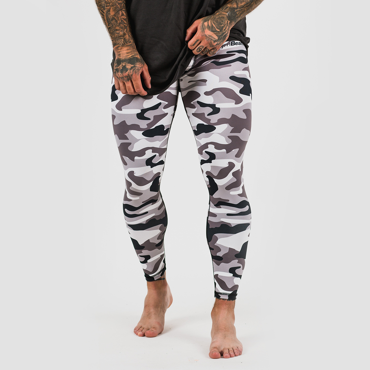 Camo legging grijs voor heren - GymBeam