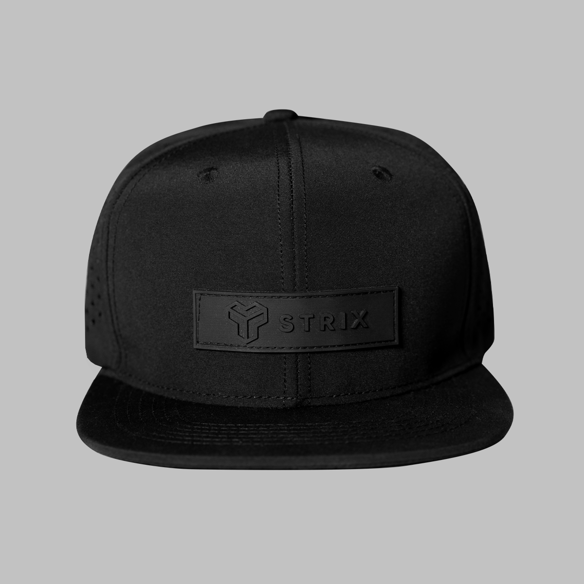 Mesh Snapback Cap Zwart - STRIX