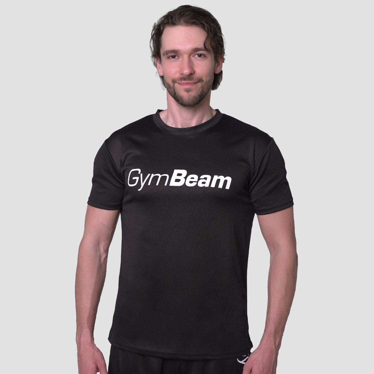 Mesh T-shirt Essence Zwart - GymBeam