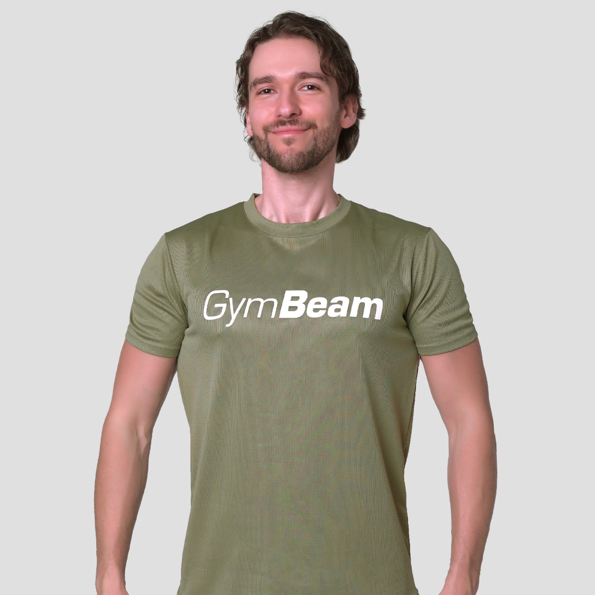 Mesh T-shirt Essence Groen - GymBeam