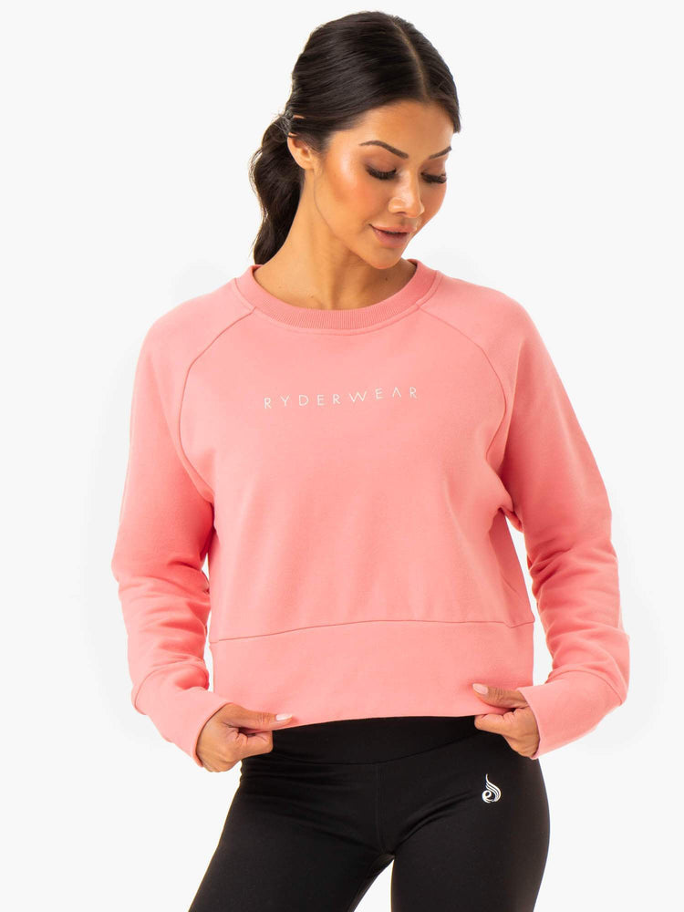 Women‘s Motion Sweater Rose Pink - Ryderwear