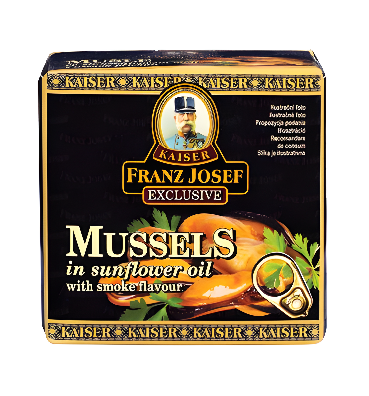 Mussels in Sunflower Oil with Smoked Flavour - Franz Josef Kaiser