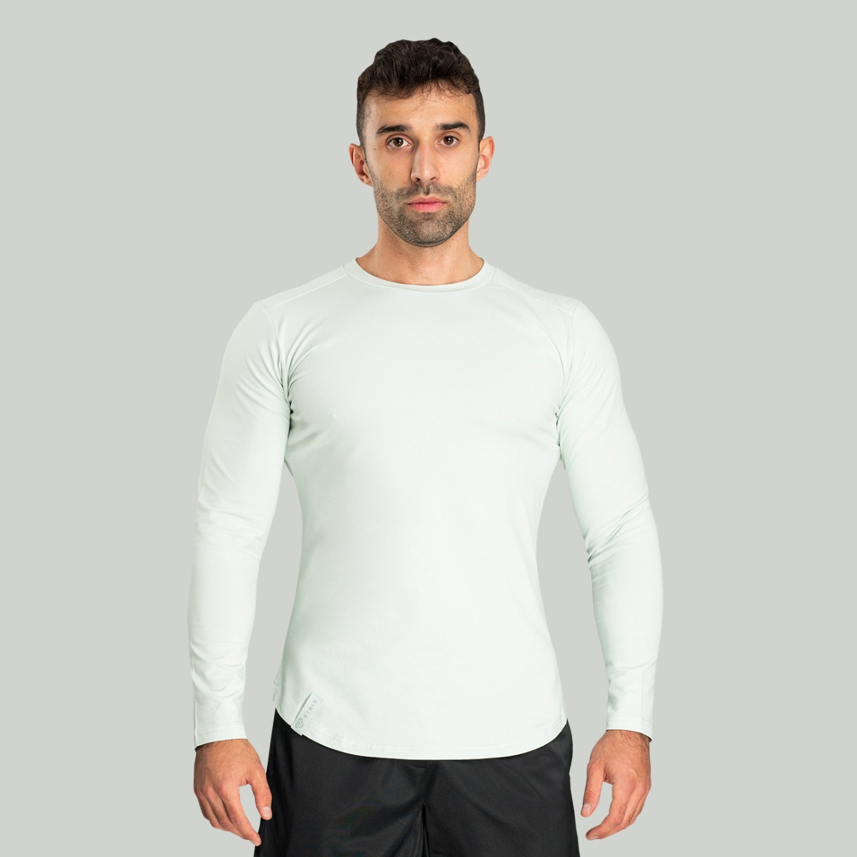 Nebula Lange Mouw Tee Maan Grijs - STRIX