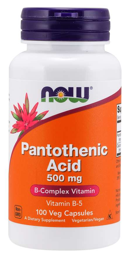 Pantotheenzuur 500 mg - NOW Foods