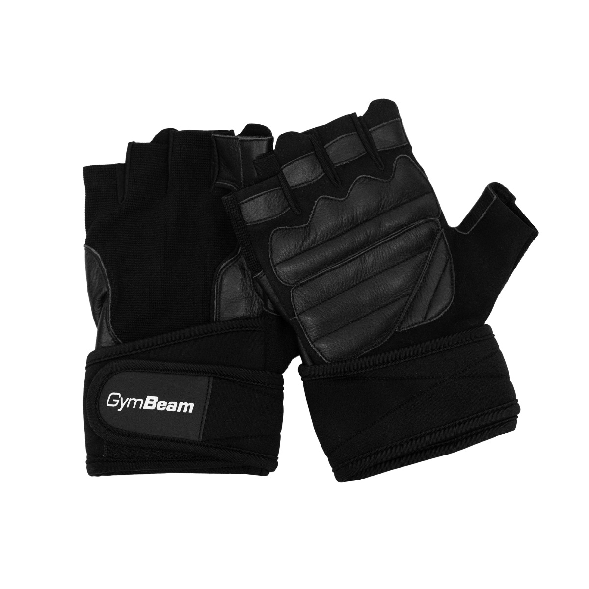 Pro WristWrap Fitness Handschoenen Zwart - GymBeam
