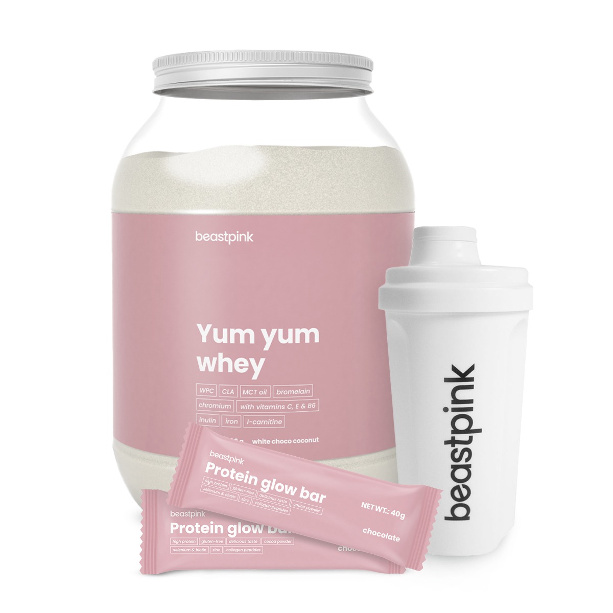 Yum Yum Whey - BeastPink + cadeaus