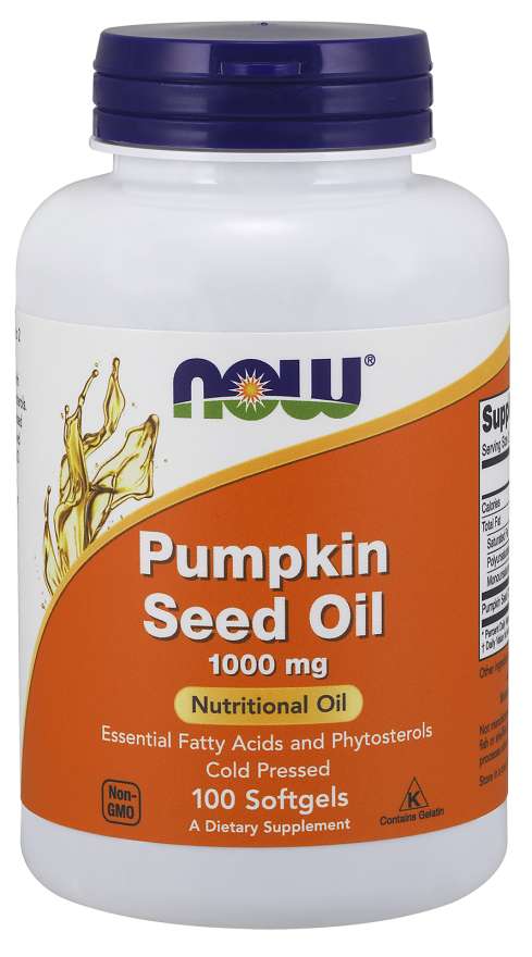 Pumpkin Seed Oil 1000 mg - NOW Foods