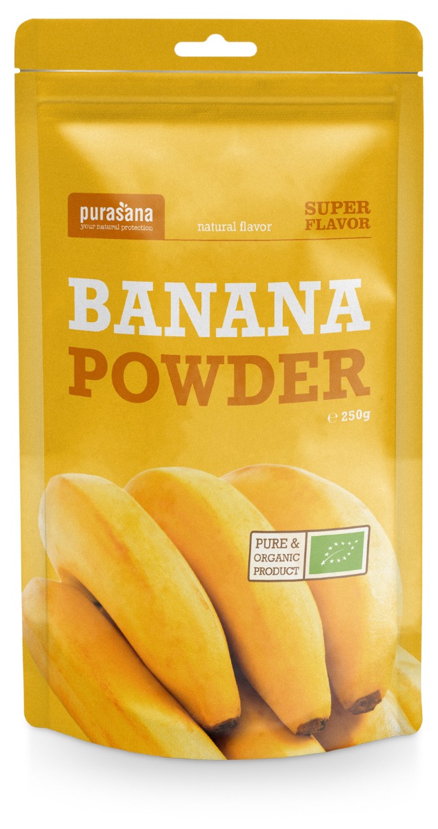 BIO Banana powder 250 g - Purasana