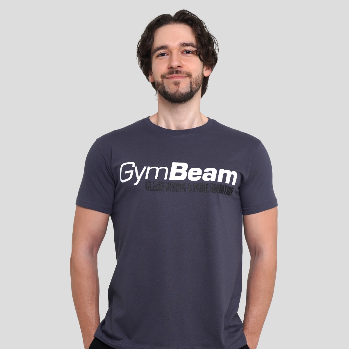 Pure Ambition T-Shirt Donkergrijs - GymBeam