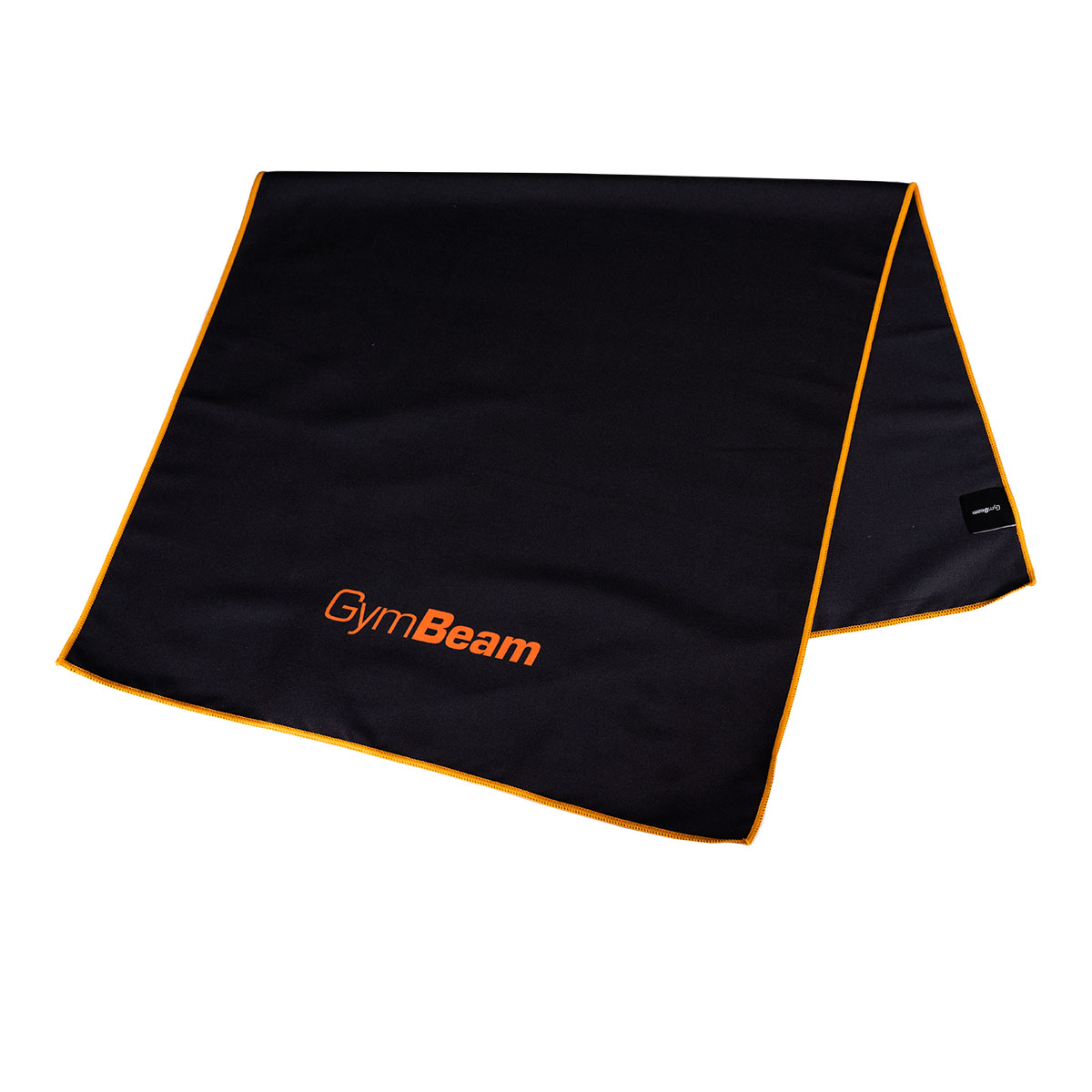 Sneldrogende Sporthanddoek Zwart/Oranje - GymBeam