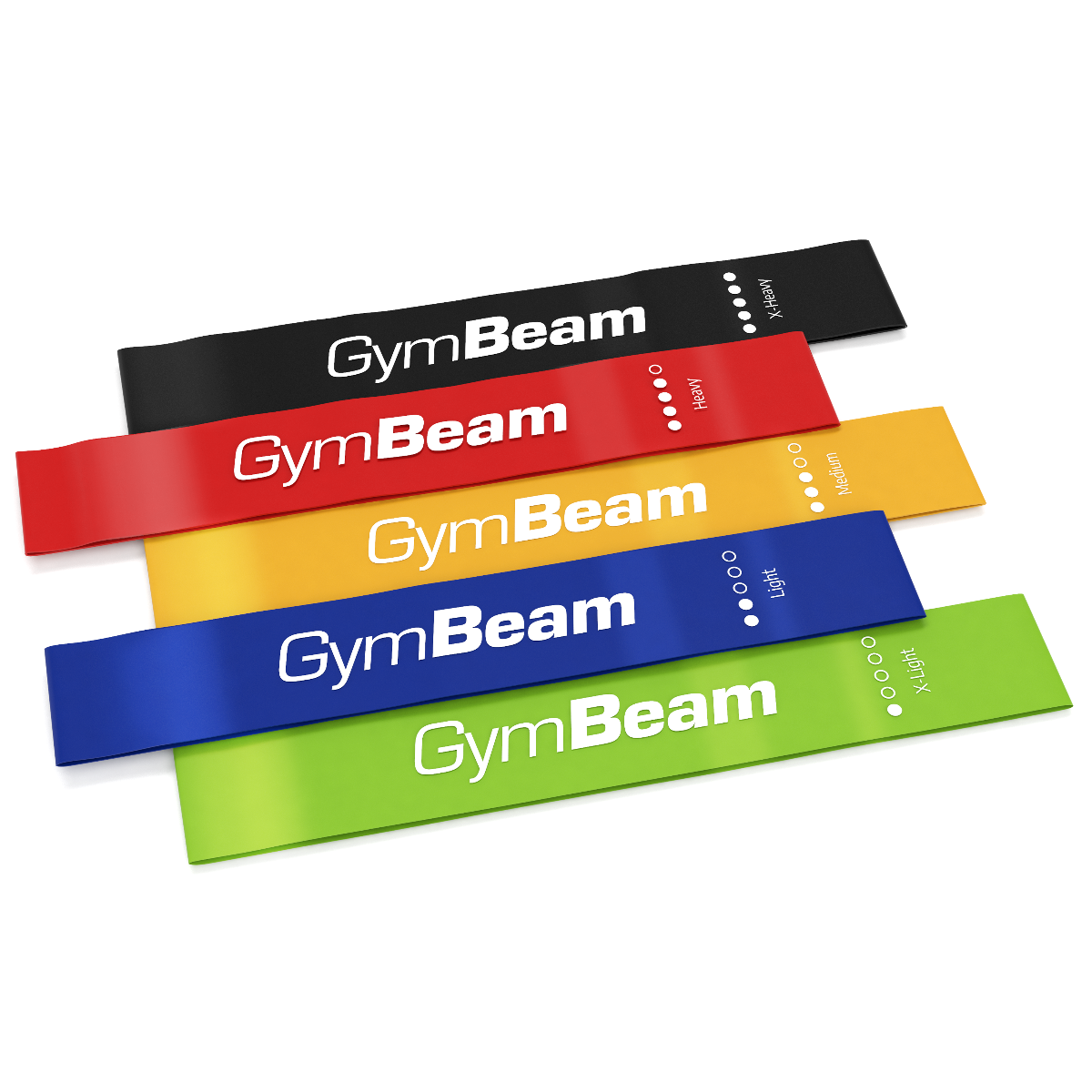 Set van 5 weerstandsbanden - GymBeam