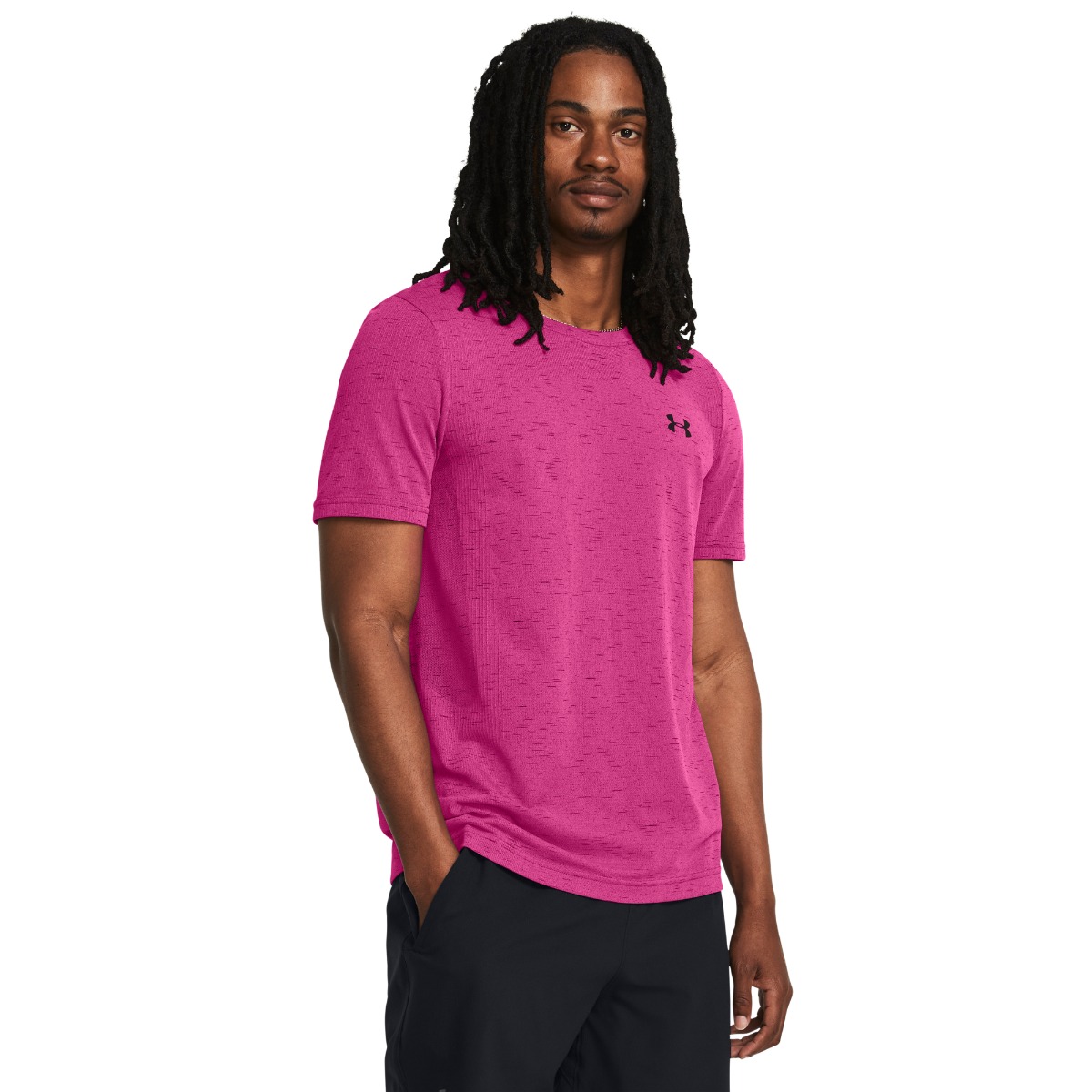 Vanish Naadloos SS T-shirt Roze - Under Armour