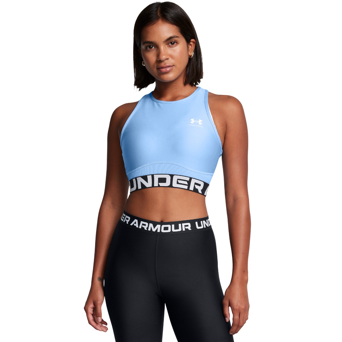 Women‘s top HeatGear Rib Tank Blue - Under Armour