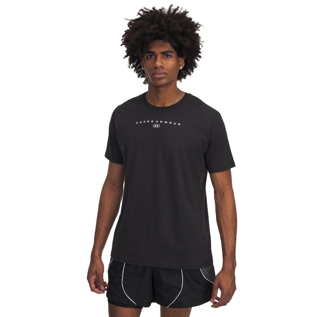 Stacked Logo SS T-shirt Black - Under Armour