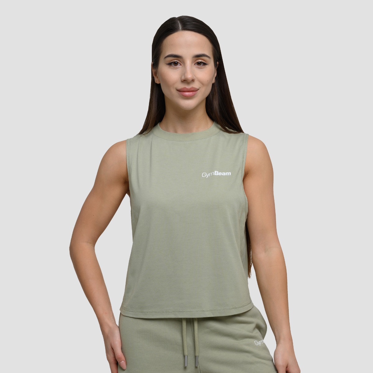 Dames Agile Tank Top Sage - GymBeam