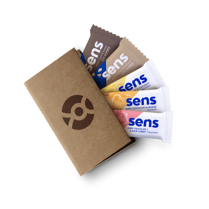 Pleasure & Serious Protein bars - variety box - SENS
