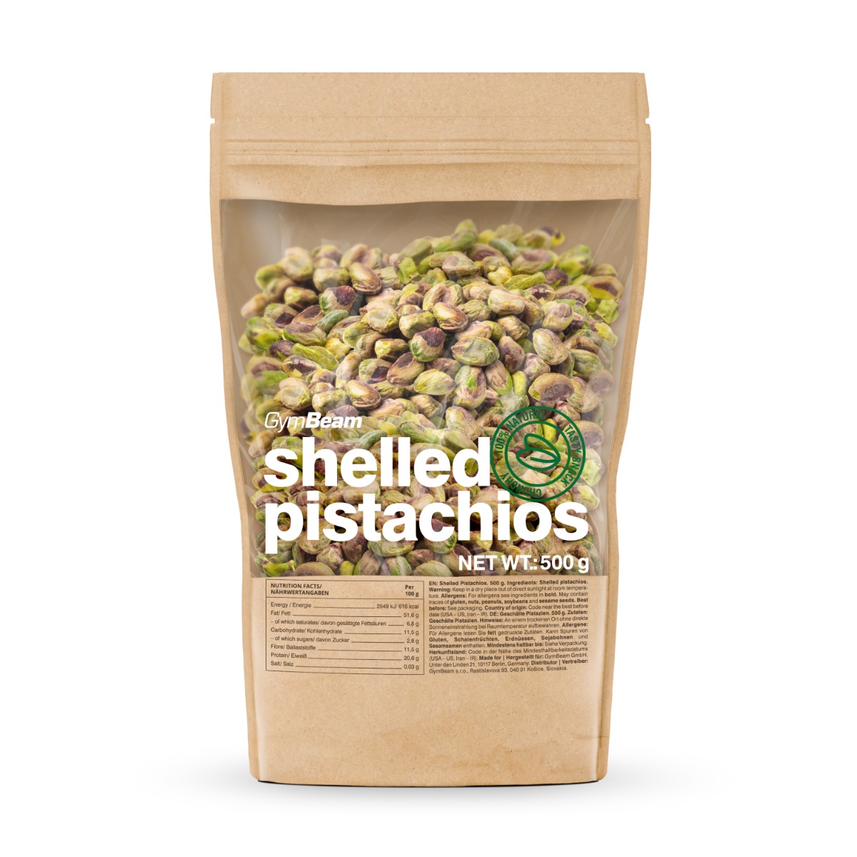 Pistachenoten zonder dop - GymBeam