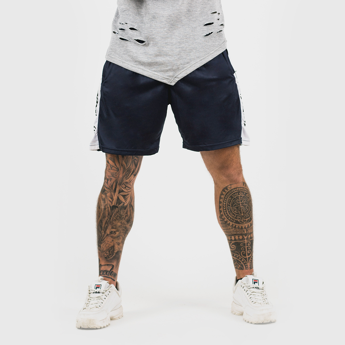 Verticale herenshort marine - GymBeam