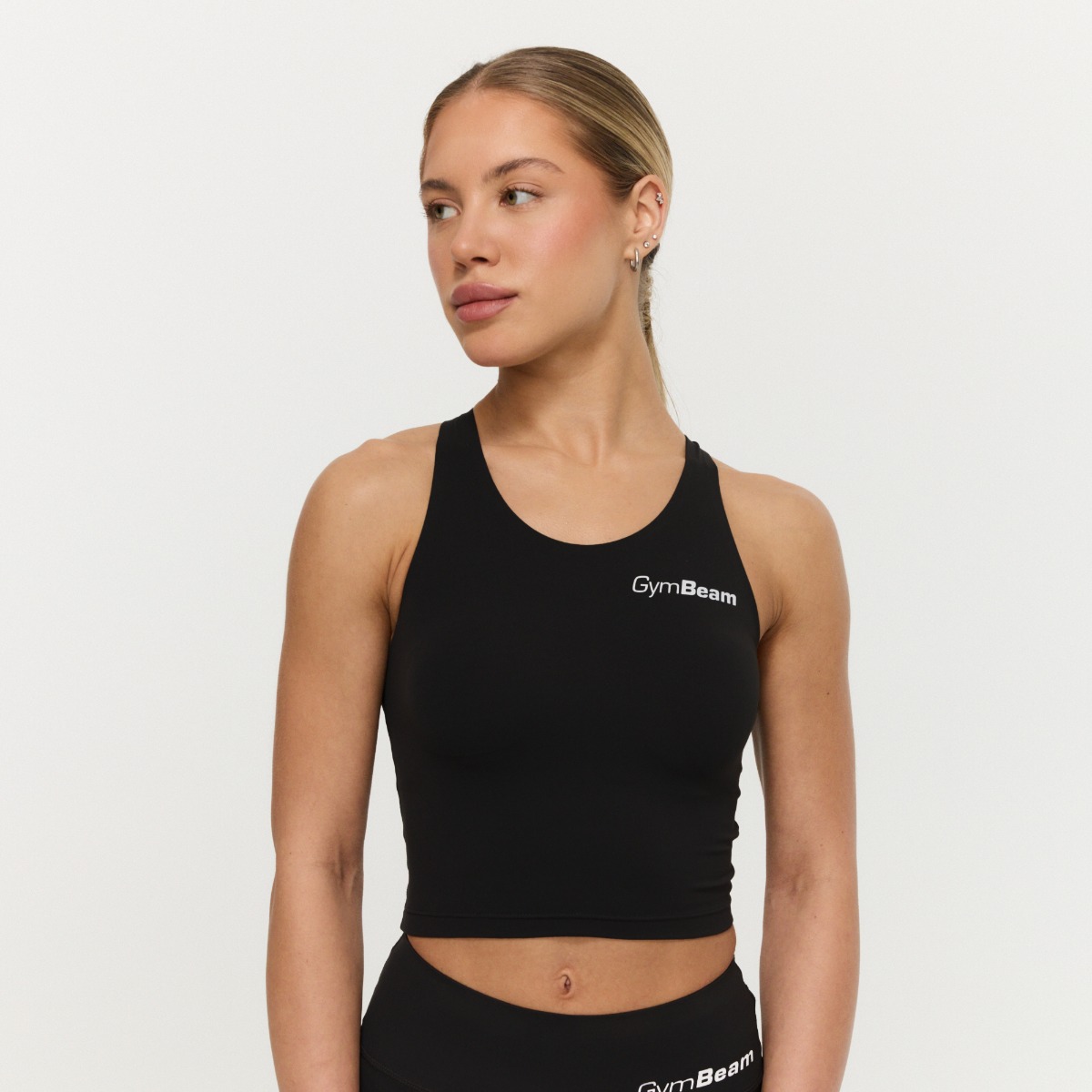 Dames BEAT Sport Top Zwart - GymBeam
