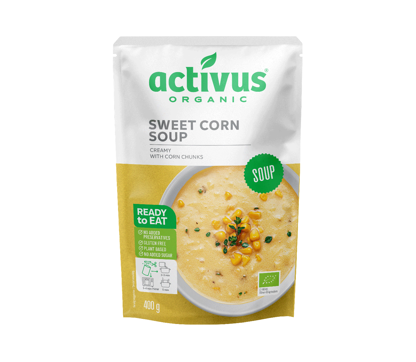 Organic Sweet corn soup - Activus