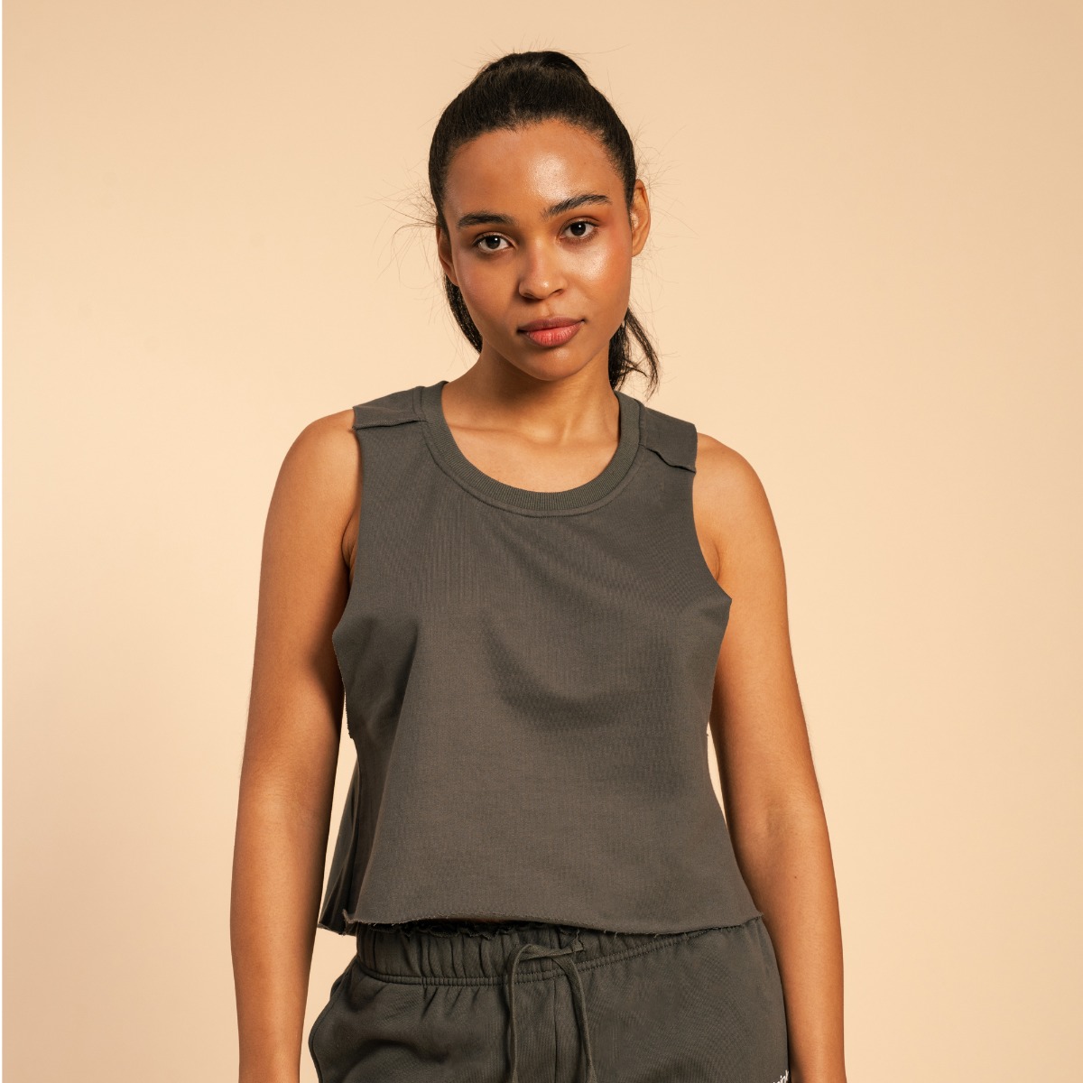 Dames Serenity Tank Top Shadow - BeastPink