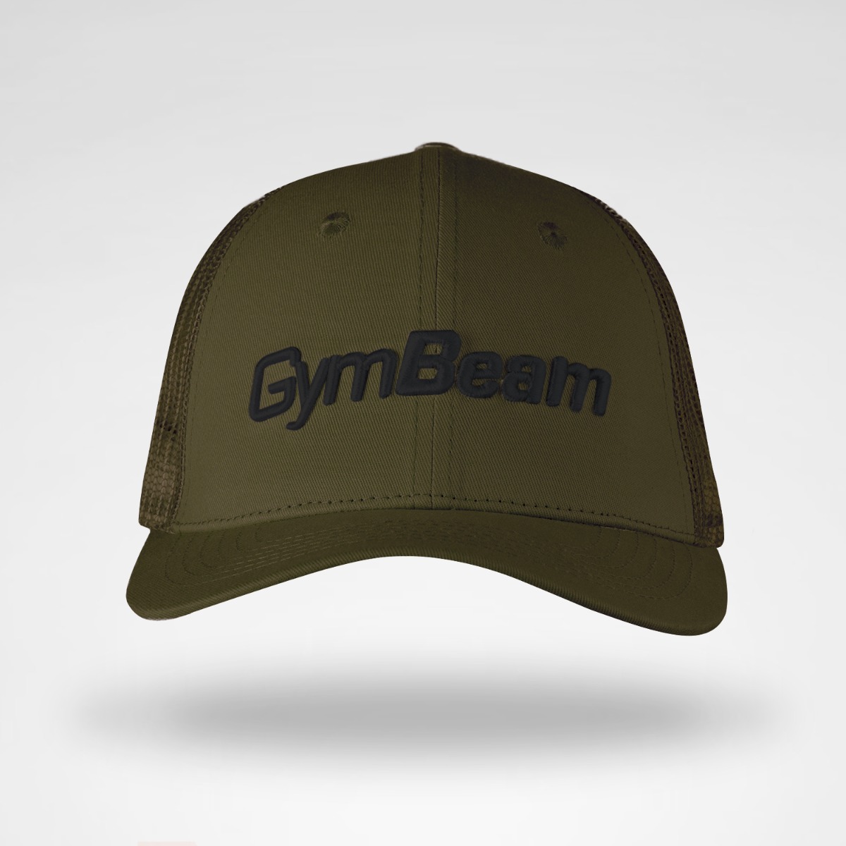 Mesh Panel Cap Militair Groen - GymBeam