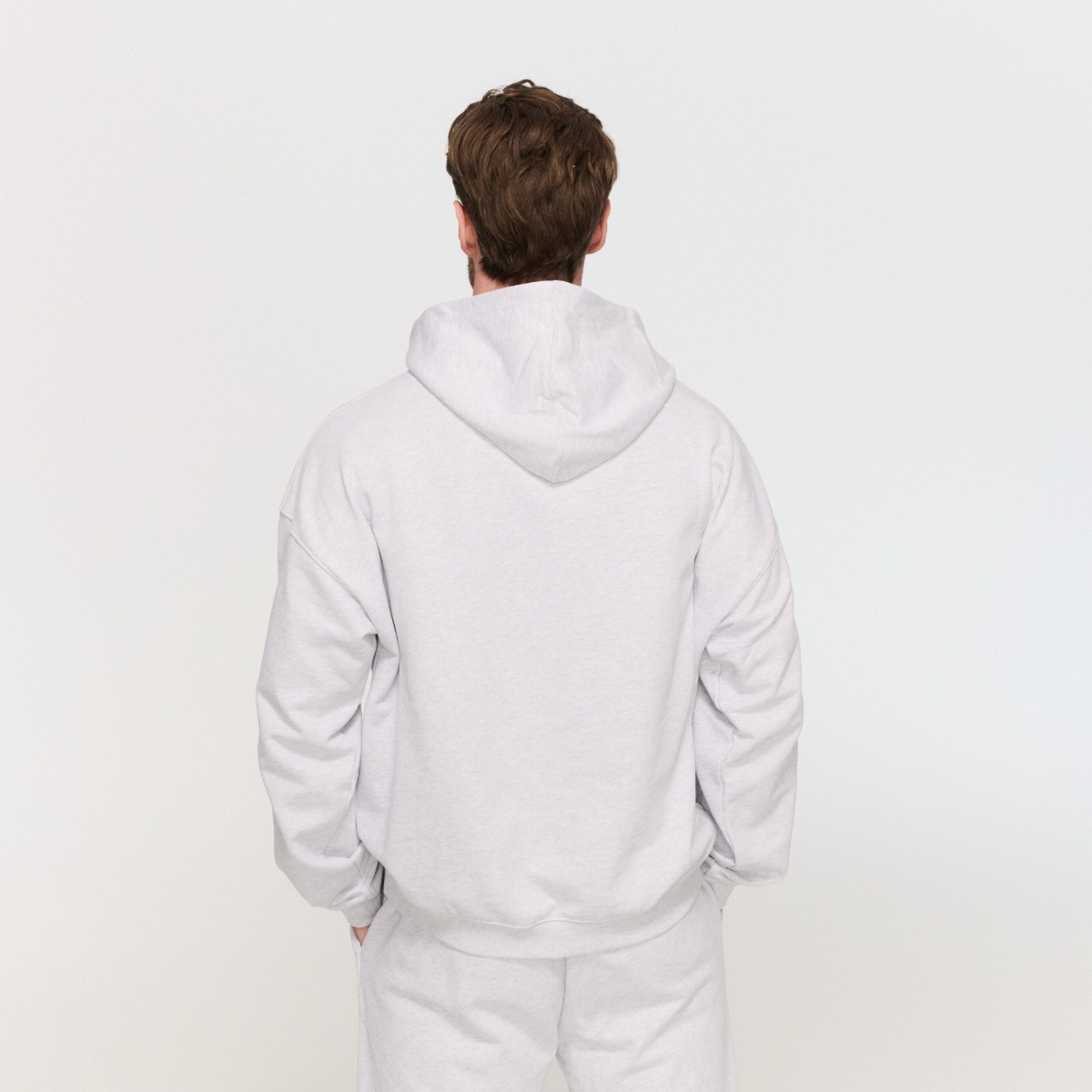 Varsity Hoodie Grey - GymBeam