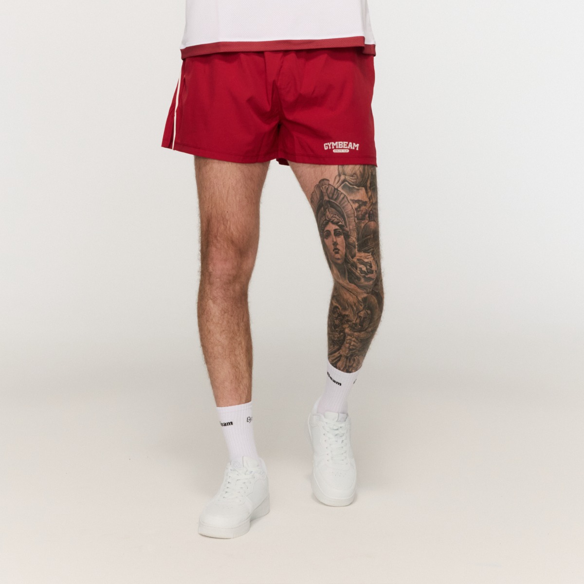 Varsity Shorts Red - GymBeam