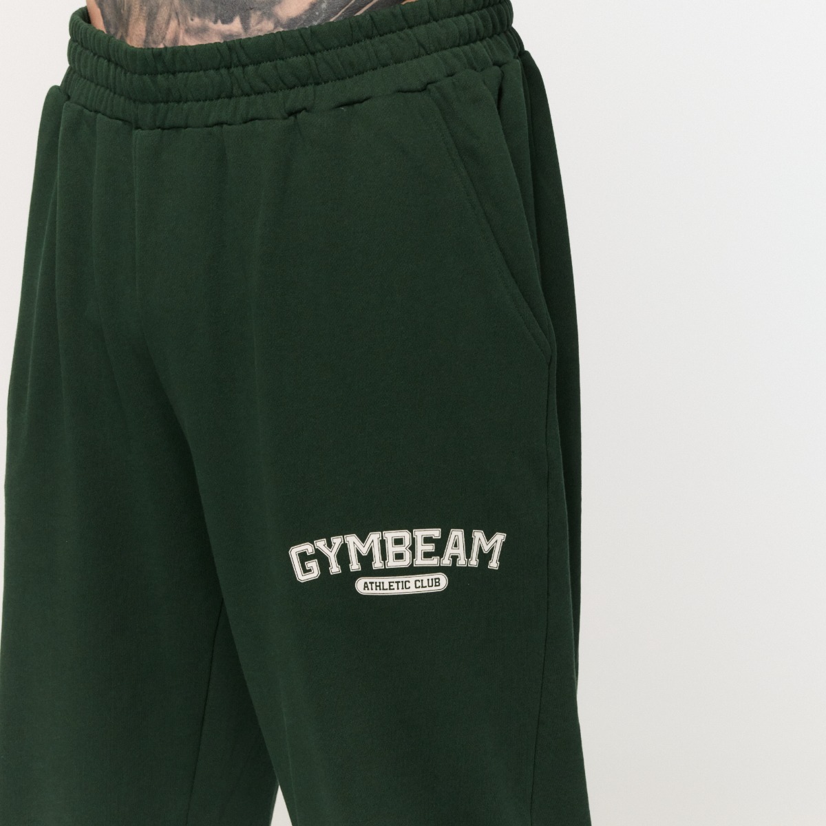 Varsity Sweatpants Green - GymBeam