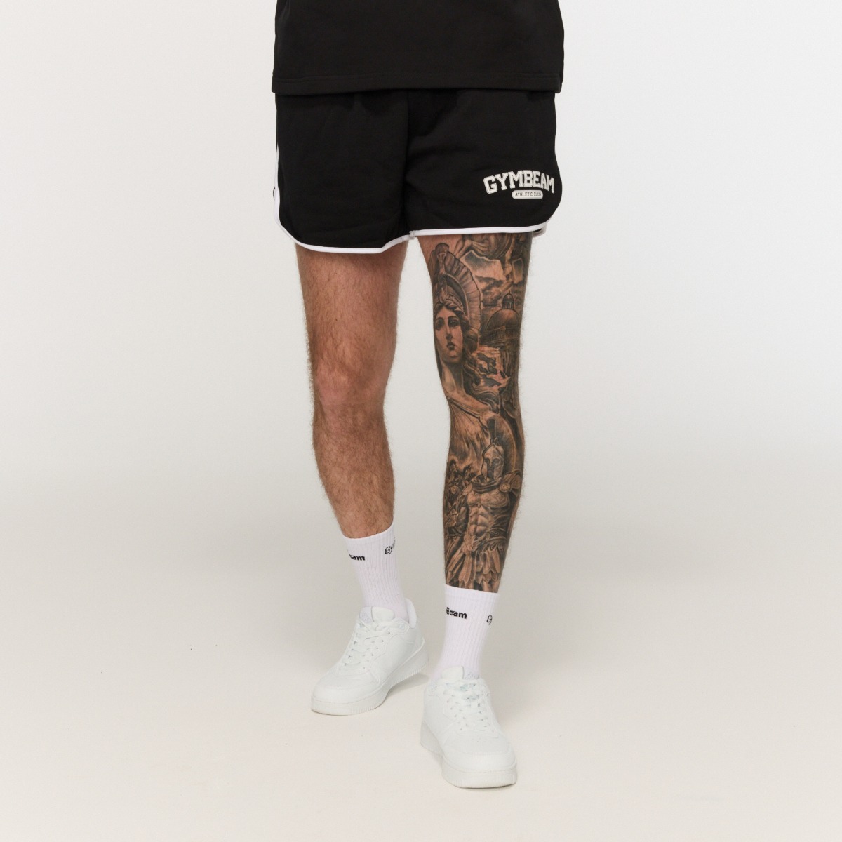 Varsity Sweatshorts Black - GymBeam