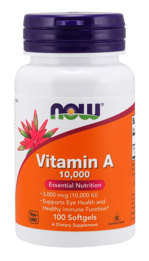 Vitamine A 10.000 IU - NOW Foods