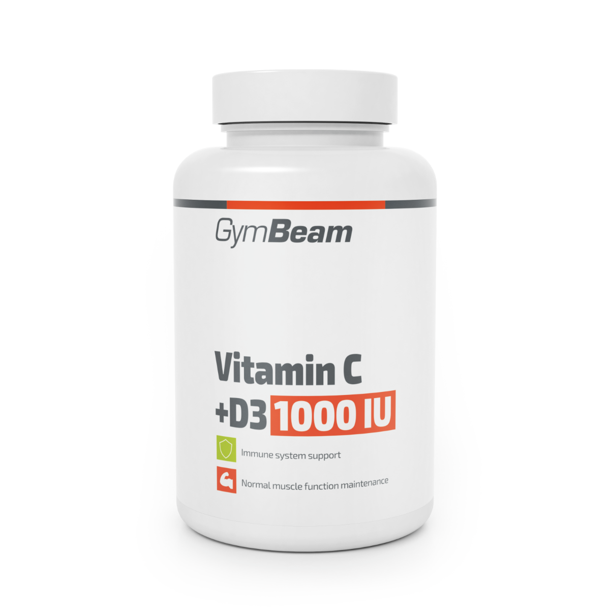 Vitamine C + D3 1000 IE - GymBeam