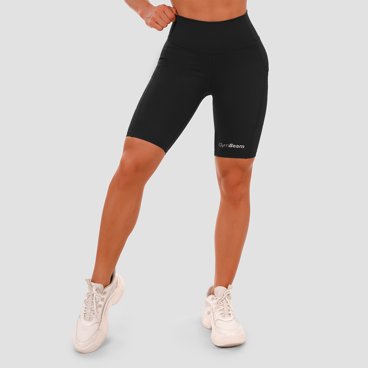 Dames Biker Shorts Zwart - GymBeam