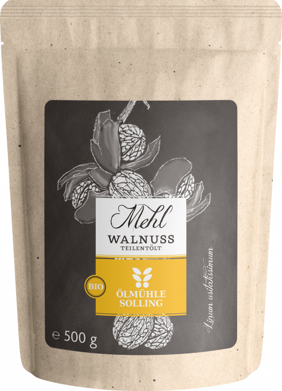 BIO Walnut Flour Partly De-Oiled - Ölmühle Solling