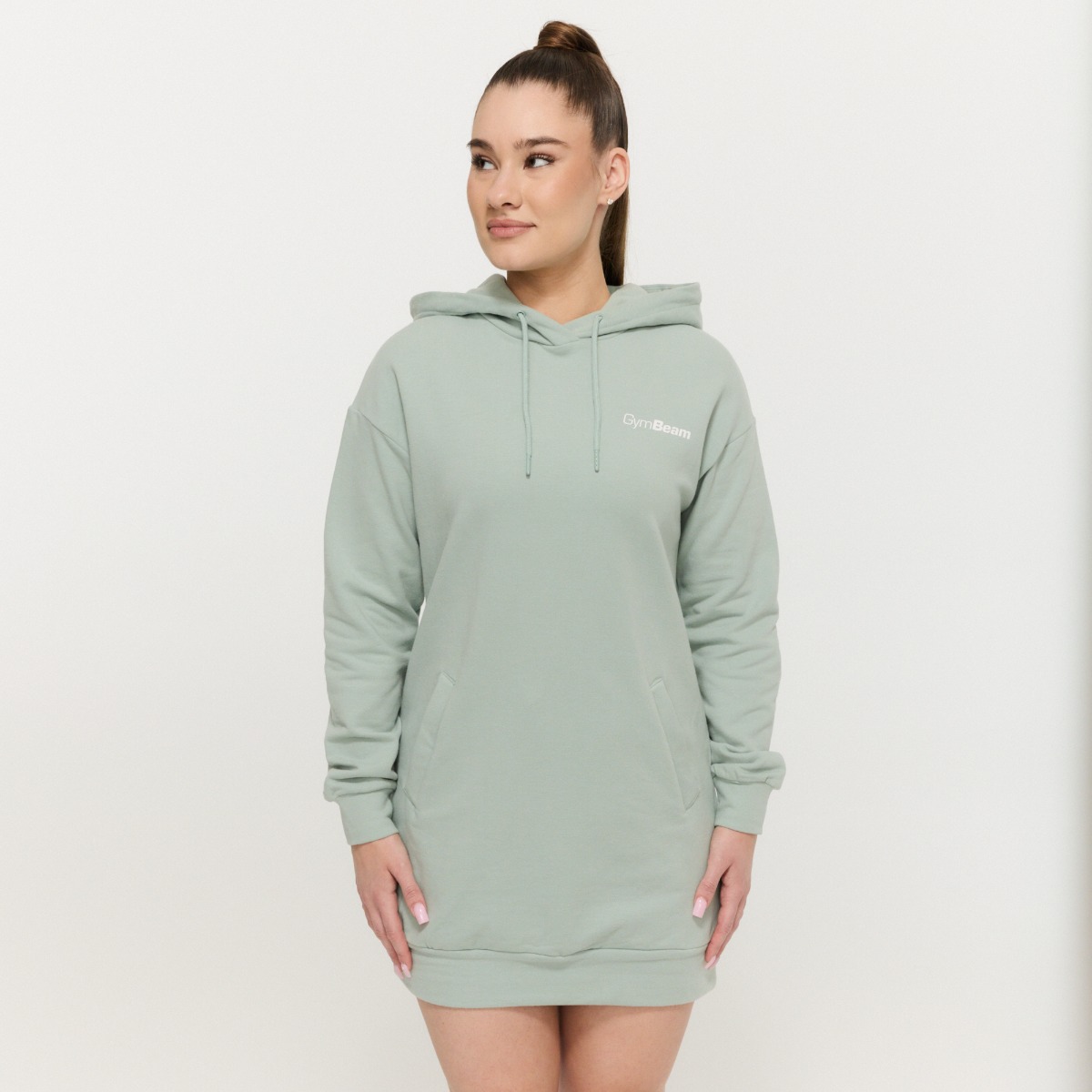 Dames Limitless Longline Hoodie Eucalypt - GymBeam