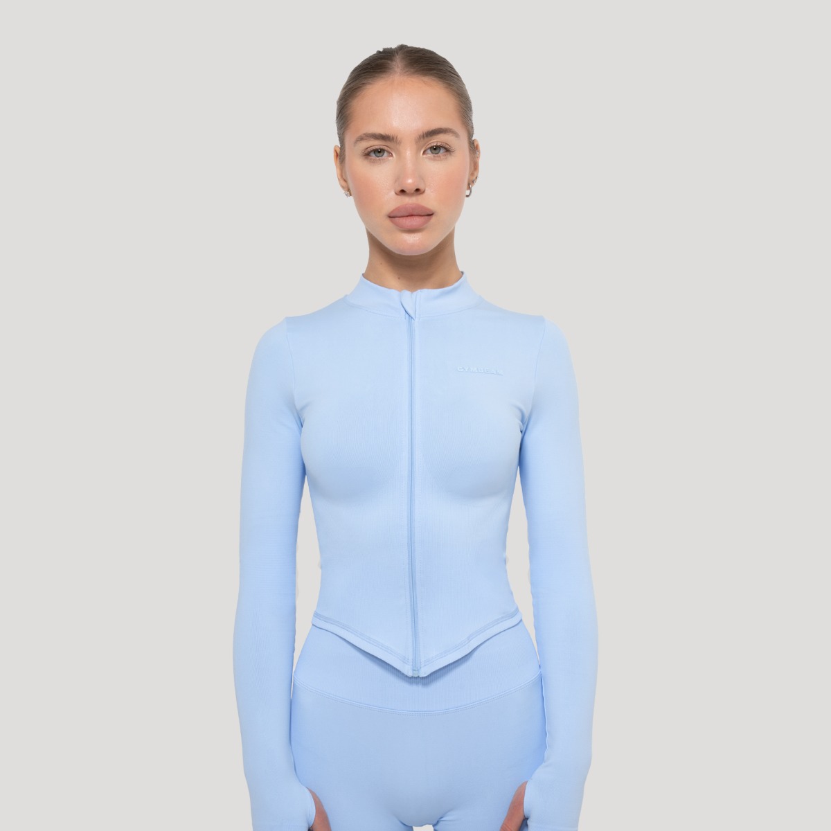 Women‘s Luma Sports Top Baby Blue - GymBeam
