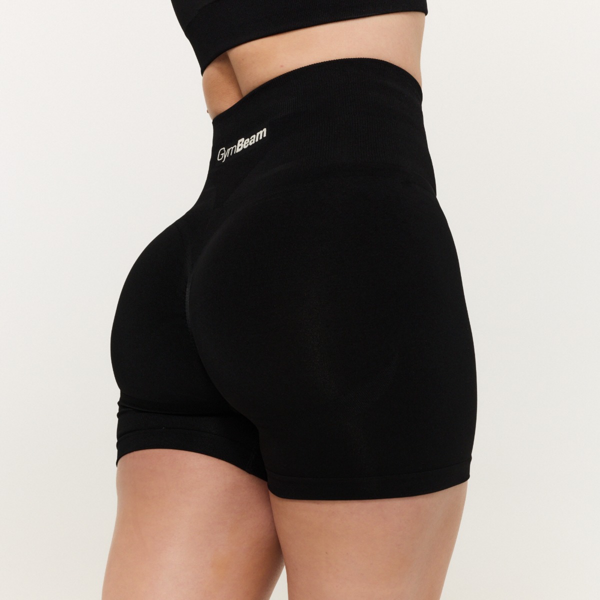 Dames Sculpt Naadloze Short Zwart - GymBeam