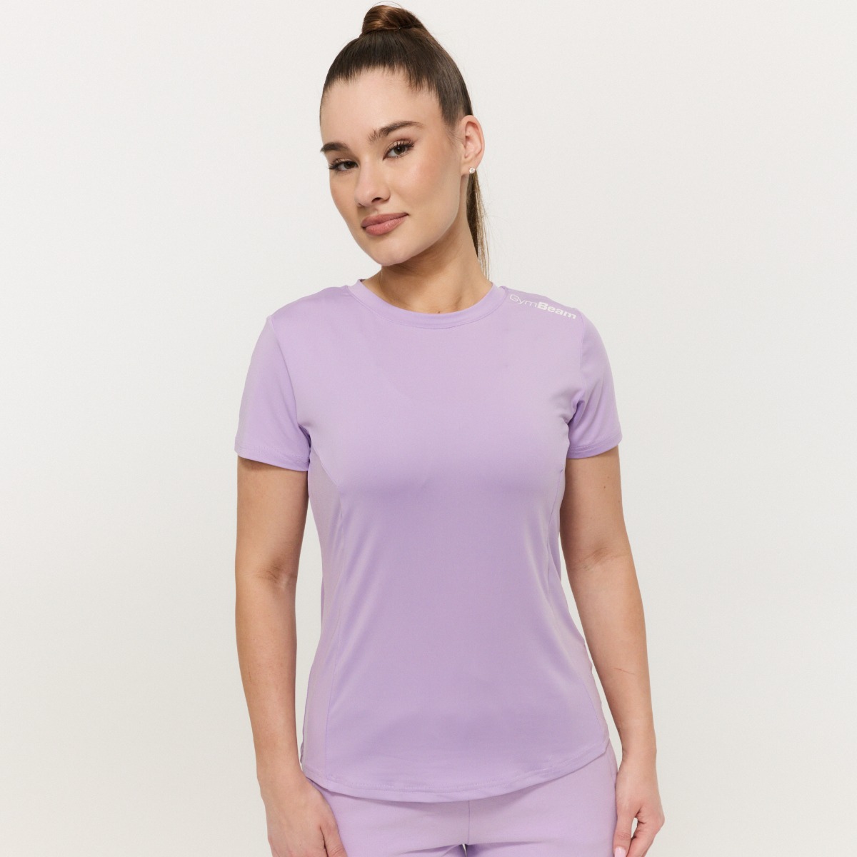 Dames-T-shirt Limitless Sport Lavendel - GymBeam