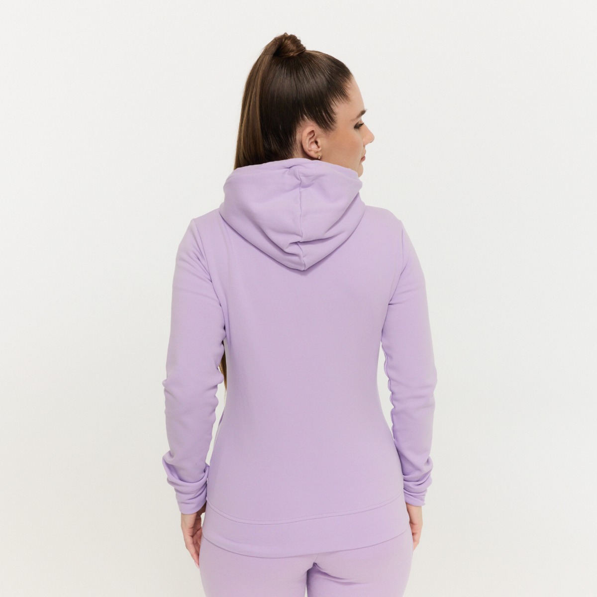Dames Limitless Zip Up Hoodie Lavendel - GymBeam