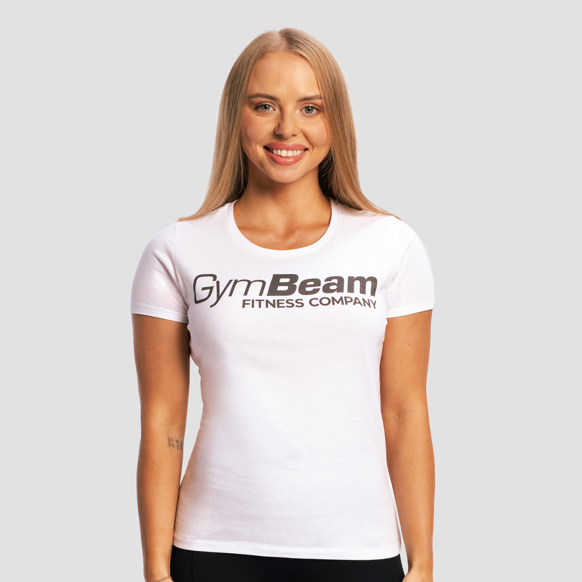 Dames Fitness Wit T-Shirt - GymBeam