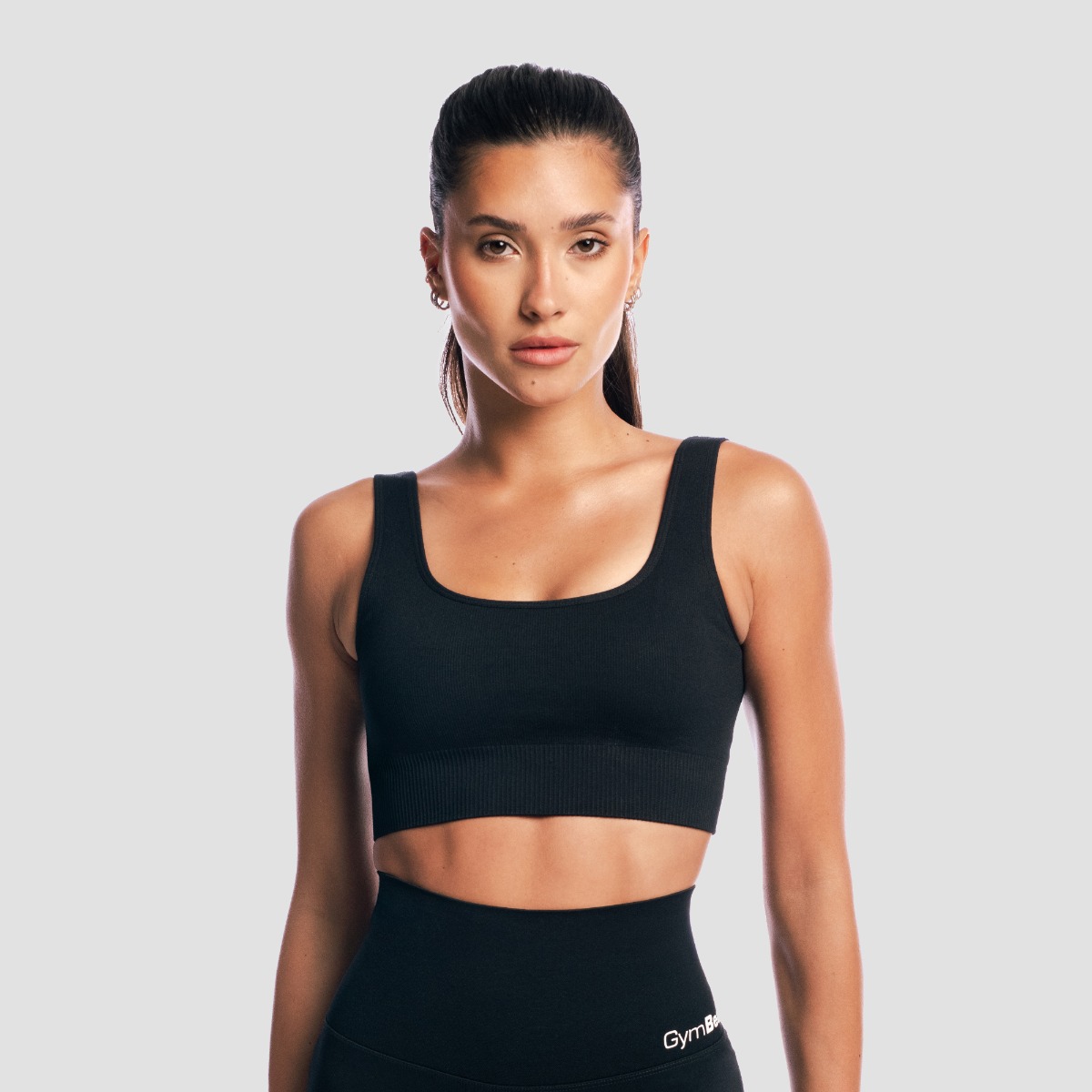 Dames GymBabe Bralette Zwart - GymBeam