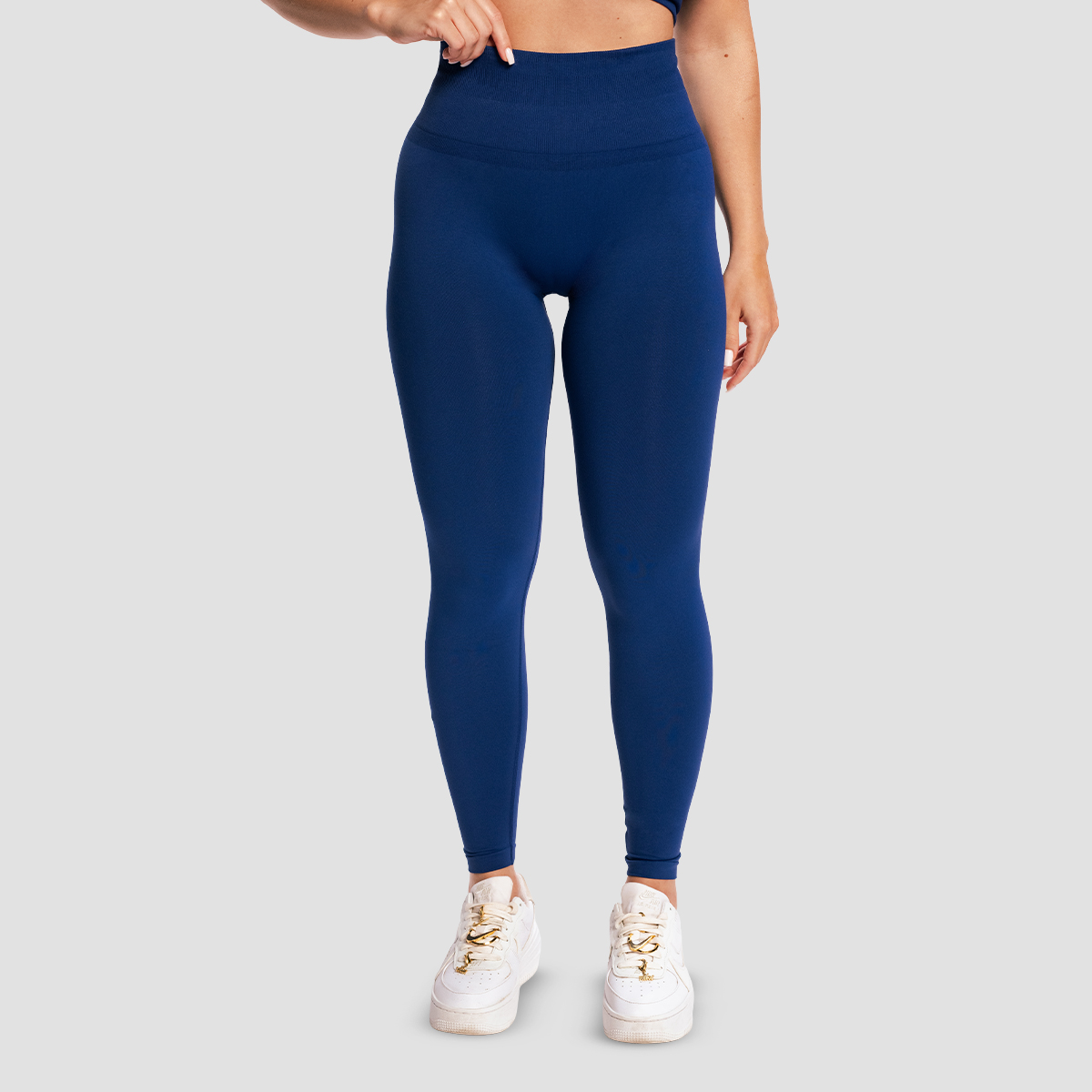 Dames Sculpt Naadloze Legging Navy - GymBeam